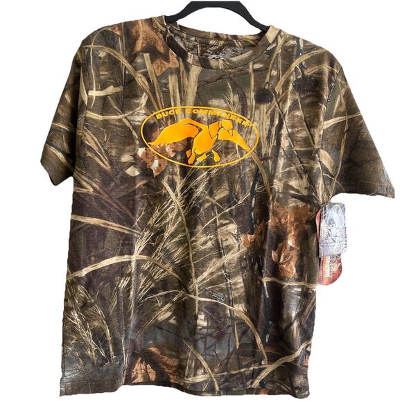 Duck Commander Camoflauge Boy's  XL Tee Hunting Outdoors - Picture 1 of 4